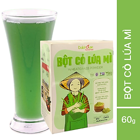 Bột cỏ lúa mì Dalahouse Hộp 60gNguyên chất sấy lạnh - Tốt cho tim mạch