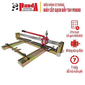 Mua Máy cắt gạch đẩy tay Panda PD800  Khung sắt  27 bi trượt  Không dùng điện  Có vịt nhỏ dầu