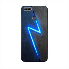 Ốp điện thoại dành cho máy Huawei Honor 7C - 1811 tia sét xanh MS DMT002