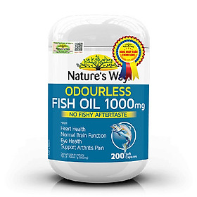 Nature s way odourless fish Oil 1000mg