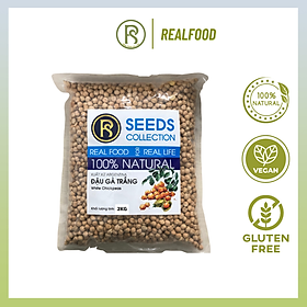 2kg Đậu gà trắng Real Food (chickpeas)