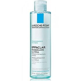 Nước tẩy trang làm sạch sâu dành cho da dầu nhạy cảm - La Roche-Posay Micellar Water Ultra Oily Skin 200ml