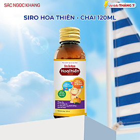 Siro ăn ngon Hoa Thiên Kids hổ trợ hệ tiêu hóa giúp bé ăn ngon và phát triển tốt chai 120ml