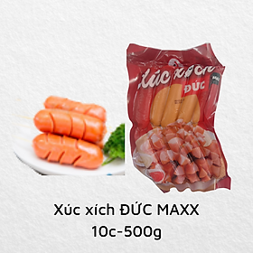 Xúc xích Đức 10c 500g Cty ĐEN ĐỎ