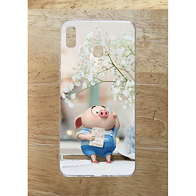 Ốp Lưng Dùng Cho Samsung M20 (Dẻo) - Heo Đọc Sach