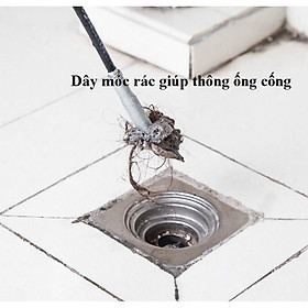 Mua Dây thông cống  dây lấy rác ngăn nghẹt cống  dụng cụ thông cống móc rác lò xò đa năng