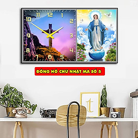 Mua Đồng Hồ tranh Pha lê PVP  đồng hồ KT 30*60  40*80  ĐỒNG HỒ PHA LÊ   ĐÔNG HỒ TREO TƯỜNG