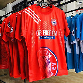 Mẫu quần áo đá banh cao cấp chất vải Thun thái CLB Bayern Munich