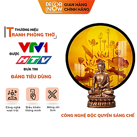 Mua Đèn Hào Quang Phật In Tranh Trúc Chỉ DECORNOW 30 40 cm  Trang Trí Ban Thờ  Hào Quang Trúc Chỉ HOA SEN DCN-TC12