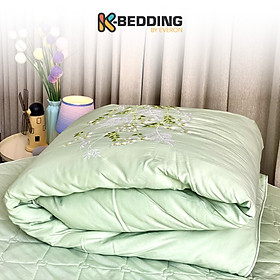 Chăn bốn mùa Hàn Quốc K-Bedding by Everon MicroTencel Xanh Ngọc KMTS103 200*220cm