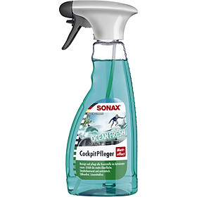 Bảo dưỡng, làm sạch nhựa trong. Mùi Đại Dương Ca- ri-bê ban mai SONAX Cockpit Spray Matt Effect Ocean-fresh 364241 (500 ml)