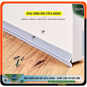 Mua Ron Chặn Khe Cửa ASWEI - Chất Liệu PU Và PE Cải Tiến - Cuộn Ron Chặn Khe Cửa  Chân Cửa  Khung Cửa - Ngăn Gió Lùa  Cách Âm  Chống Bụi  Ngăn Côn Trùng  Chống Thoát Khí Điều Hòa - Hàng Chính Hãng