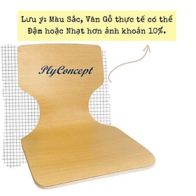 Mua Ghế Bệt bảo vệ cột sống  Ghế tựa lưng ngồi bệt  Gỗ cao su Uốn Cong phủ Laminate - Plyconcept Toma Chair 2