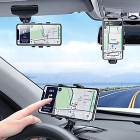 Giá đỡ điện thoại gắn xe hơi xoay được 360 độ gắn bảng điều khiển đa chức năng