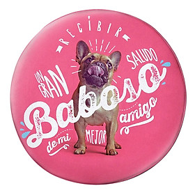 Gối tròn Chó Pug Baboso - GOAA052