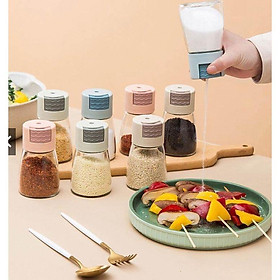 Mua Hũ Đựng Gia Vị Thủy Tinh Nhà Bếp Cao Cấp 180ml Bấm Nút Định Lượng  Thông Minh