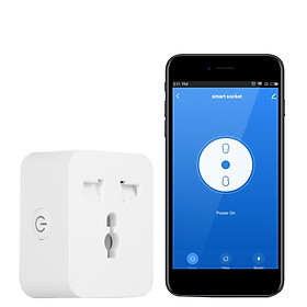 Universal WiFi Smart Plug Socket Compatible with Alexa Google Home No Hub Required APP Remote Control Timer Switch