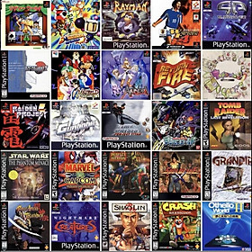 Mua Bộ 15 Game ps1 tự chọn