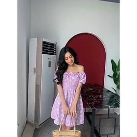 Tổng hợp hơn 59 váy 2 dây hoa cúc tím siêu hot  trieuson5