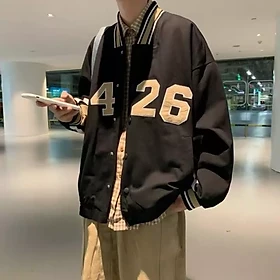 Áo khoác BOMBER DÙ 2 LỚP 5426 CÓ 3 MÀU, áo khoác dù nam nữ BOMBER nút bấm Thêu 5426, Áo Khoác Dù Bomber Nam Nữ Cao Cấp Thêu 5426 Kiểu Dáng Bóng Chày Phong Cách Hàn Quốc, ÁO KHOÁC NAM NỮ PHONG CÁCH BOMBER NÚT BẤM THỜI TRANG 5426