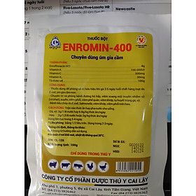 Thuốc bột ENROMIN-400 chuyên dùng úm gia cầm