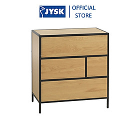 Hình ảnh Tủ ngăn kéo | JYSK Trappedal | gỗ công nghiệp/thép | màu sồi | nhiều kích thước