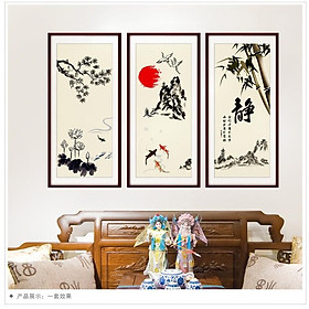 Decal dán tường tranh thư pháp XY2960