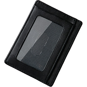 Ví đựng thẻ da bò thật cao cấp siêu mỏng Rainbow CW001 BLK nhỏ gọn , thanh lịch , siêu bền - Card Smart Wallet tích hợp công nghệ chống trộm RFID Blocking thông minh bảo mật 100% thông tin.