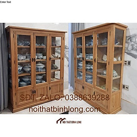 Mua Tủ rượu gỗ sồi Mỹ nhập khẩu