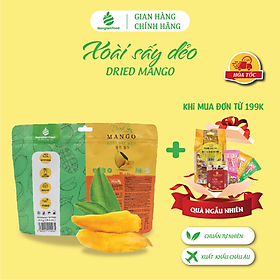 [HÀNG LOẠI 1 XUẤT KHẨU] Xoài sấy dẻo thượng hạng đãi khách túi  lớn 454g Nonglamfood | Quà tặng sức khoẻ cho người thân