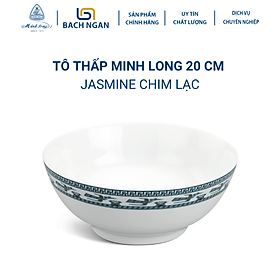 Mua Tô thấp Minh Long 20 cm Jasmine Chim Lạc Bằng sứ  Hàng Đẹp  Cao Cấp  Dùng Trong Gia Đình  Đãi Khách  Tặng Quà Tân Gia
