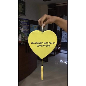Đèn lồng hội an hình trái tim khung sắt cực đẹp vietnames lanterns heart
