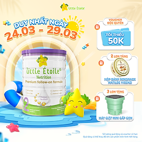 Sữa bột ngôi sao nhỏ Little Étoile số 2 (6-12 tháng) 800g