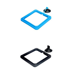 2Pieces Feeding Ring Aquarium   Tank Station Floating Food Tary Feeder Square