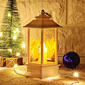 LED Christmas Pattern Candle Light Tea Light Night Lamp for Christmas Home Table Decoration