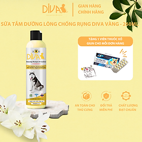 SỮA TẮM DƯỠNG LÔNG GIẢM RỤNG DIVA VÀNG 260ML (DIVA FORMULA 4)