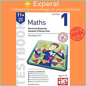 Sách - 11+ Maths Year 5-7 Testbook 1 : Numerical Reasoning Standard 15 Minu by Stephen C. Curran (UK edition, paperback)