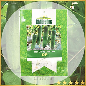  Hạt giống Hạt Giống Dưa Leo OP Dễ Trồng, Năng Suất Cao gói 5gr- NON GMO- Hạt giống Rạng Đông, Chất lượng vượt trội!