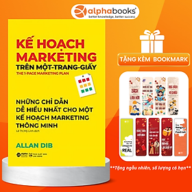 Kế Hoạch Marketing Trên Một Trang Giấy  - Cuốn Sách Hay Và Dễ Hiểu Cho Một Kế Hoạch Marketing Thông Minh (Quà Tặng Tickbook)