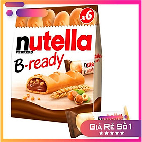 Bánh quy nhân socola hạt phỉ Nutella B-Ready hộp 132gr 6 bánh