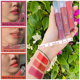 Set 3 Son Môi M.O.I Nhung Lì Sgirl SUMMER EDITION Hồ Ngọc Hà (Chính Hãng)