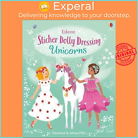 Sách - Sticker Dolly Dressing Unicorns by Fiona Watt (UK edition, paperback)