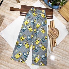 Quần Hoạt Hình Dài Máy Chơi Game Ống Rộng Cartoon Pant V2 Oversize Ulzzang Unisex - MM