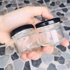 Mua HŨ THUỶ TINH NẮP THIẾC 30 ML - NẮP ĐEN VÀ VÀNG