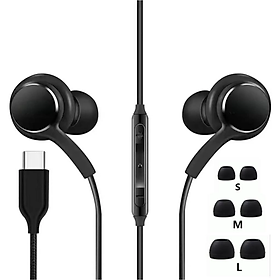 Mua Tai nghe USB-C type C có Micro nhét tai cho Samsung Galaxy S23 Ultra S22 S21 FE S20 Z Flip 3 Fold 4 A53 A54 headphone - miếng lót chuột