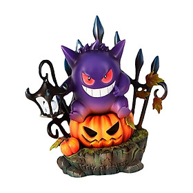 Halloween Pumpkin Lantern Decorative Novelty Resin Crafts for Indoor Outdoor