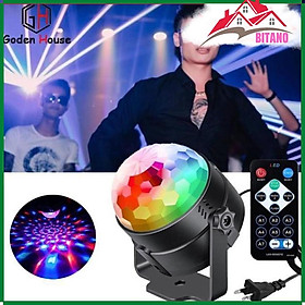 Mua Đèn Led Xoay Trang Trí 7 Màu BITANO Cảm Ứng Xoay Theo Nhạc  Đèn Led Xoay Vũ Trường  Bar  Sân Khấu Dành Cho Dân Bay