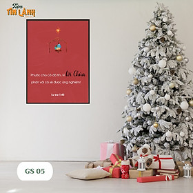 Tranh Treo Tường In LỜI CHÚA - Tranh Tường Giáng Sinh Cao Cấp