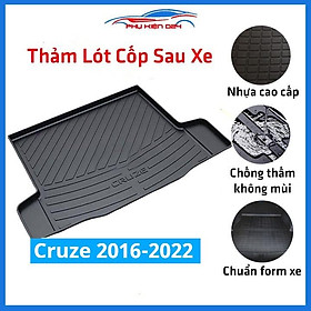 Thảm nhựa lót cốp Cruze 2016-2017-2018-2019-2020-2021-2022 nhựa dẻo dày dặn đàn hồi tốt