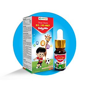 Drops Vitamin D2&K2-MK7 BABYWIN Giúp hấp thu Calci tối đa